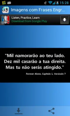 Imagens com Frases Engracadas android App screenshot 4